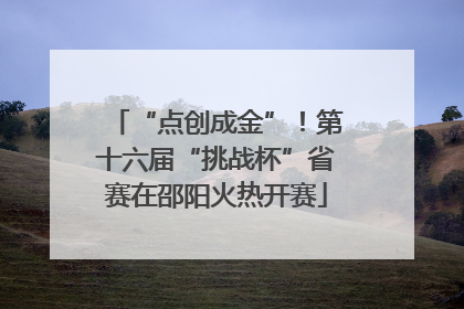 “点创成金”！第十六届“挑战杯”省赛在邵阳火热开赛