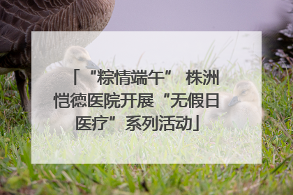 “粽情端午” 株洲恺德医院开展“无假日医疗”系列活动