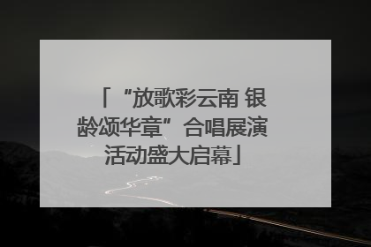 “放歌彩云南 银龄颂华章”合唱展演活动盛大启幕