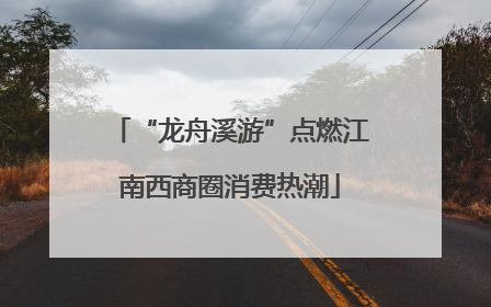 “龙舟溪游”点燃江南西商圈消费热潮
