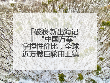 破浪·新出海记丨 “中国方案”拿捏性价比，全球近万艘巨轮用上镇江“节能桨”