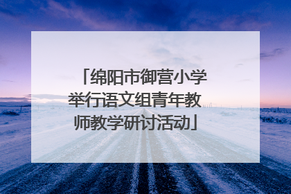 绵阳市御营小学举行语文组青年教师教学研讨活动