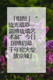 组图｜“琉光璃彩—淄博琉璃艺术展”今日国博启幕 千年窑火绽放京城