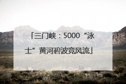 三门峡：5000“泳士”黄河碧波竞风流