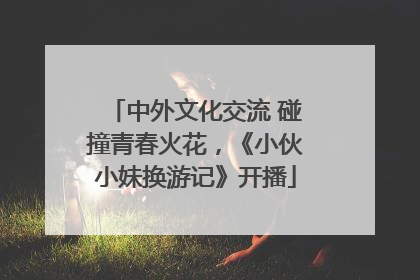 中外文化交流 碰撞青春火花，《小伙小妹换游记》开播
