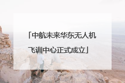 中航未来华东无人机飞训中心正式成立