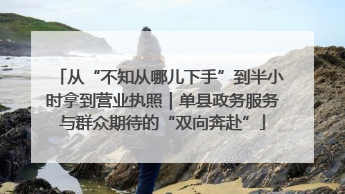 从“不知从哪儿下手”到半小时拿到营业执照｜单县政务服务与群众期待的“双向奔赴”