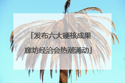 发布六大硬核成果 廊坊经洽会热潮涌动