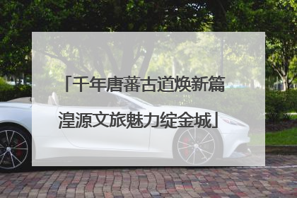 千年唐蕃古道焕新篇 湟源文旅魅力绽金城