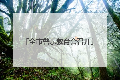 全市警示教育会召开