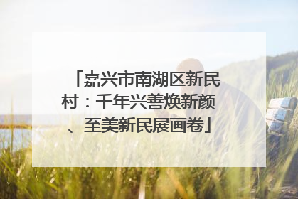 嘉兴市南湖区新民村：千年兴善焕新颜、至美新民展画卷