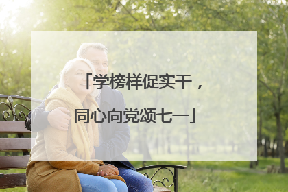 学榜样促实干，同心向党颂七一