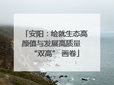 安阳：绘就生态高颜值与发展高质量 “双高” 画卷