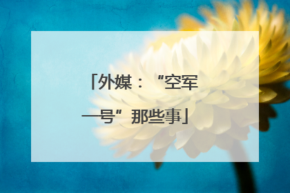 外媒：“空军一号”那些事