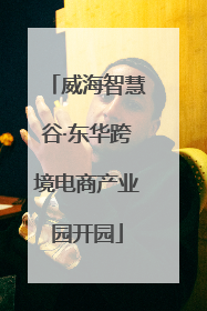 威海智慧谷·东华跨境电商产业园开园