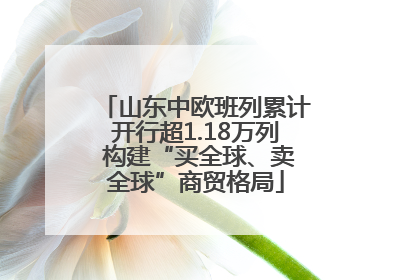 山东中欧班列累计开行超1.18万列 构建“买全球、卖全球”商贸格局