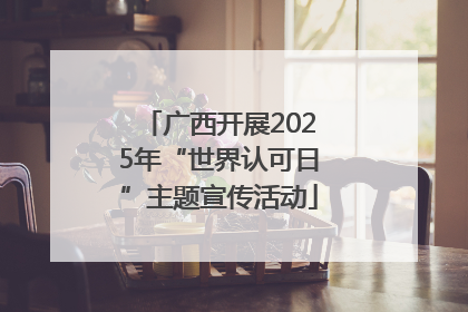 广西开展2025年“世界认可日”主题宣传活动