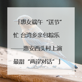 惠女端午“送节”忙 台湾乡亲包粽乐——惠安西头村上演最甜“两岸对话”