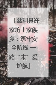 慈利县许家坊土家族乡：筑牢安全防线 一路“未”爱护航