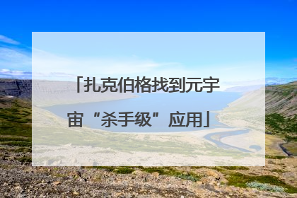 扎克伯格找到元宇宙“杀手级”应用