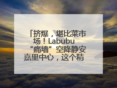 挤爆，堪比菜市场！Labubu“痛墙”空降静安嘉里中心，这个精灵还要“突袭”便利店？