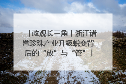 政观长三角丨浙江诸暨珍珠产业升级蜕变背后的“放”与“管”