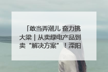 敢当弄潮儿 奋力挑大梁｜从卖绿电产品到卖“解决方案”！溧阳立足产业优势建成五大微电网示范项目
