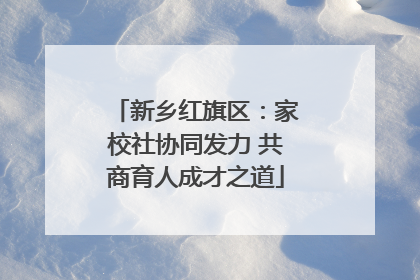 新乡红旗区：家校社协同发力 共商育人成才之道