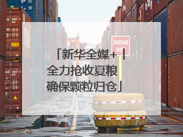 新华全媒+丨全力抢收夏粮 确保颗粒归仓