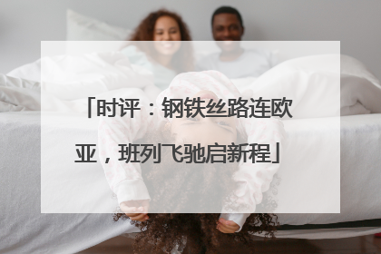 时评：钢铁丝路连欧亚，班列飞驰启新程
