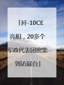 歼-10CE亮相，20多个军政代表团密集到访展台