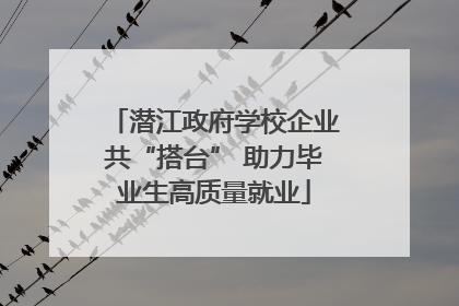 潜江政府学校企业共“搭台” 助力毕业生高质量就业
