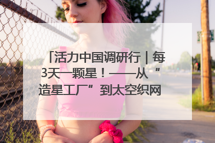 活力中国调研行｜每3天一颗星！——从“造星工厂”到太空织网的“银河速度”