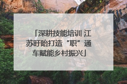 深耕技能培训 江苏盱眙打造“职”通车赋能乡村振兴