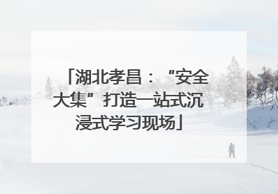 湖北孝昌：“安全大集”打造一站式沉浸式学习现场