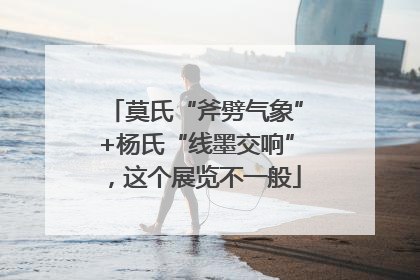 莫氏“斧劈气象”+杨氏“线墨交响”，这个展览不一般