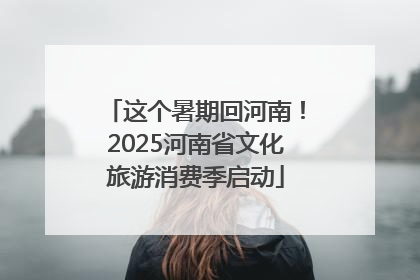 这个暑期回河南！2025河南省文化旅游消费季启动