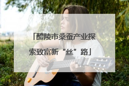 醴陵市桑蚕产业探索致富新“丝”路