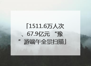1511.6万人次、67.9亿元 “豫”游端午全景扫描