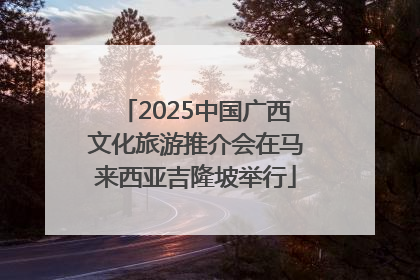2025中国广西文化旅游推介会在马来西亚吉隆坡举行