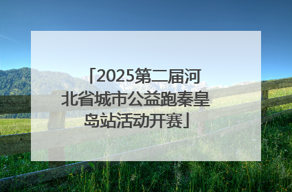 2025第二届河北省城市公益跑秦皇岛站活动开赛